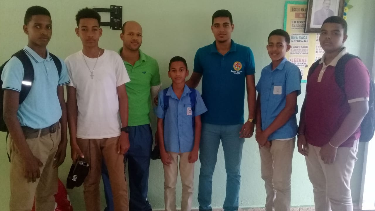 Selección de equipos en el Lic. Técnico Profesional  Juan Francisco Alfonseca,El Pescozon, Angelina, Cotui. 21/2/2019